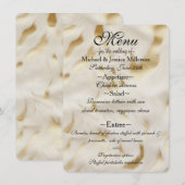 Zuidwest Goud Wit Koeienhuid Menu (Voorkant / Achterkant)