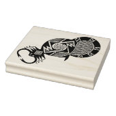 Zuidwest-Indiaanse Mimbres Tribal Scorpion Rubberstempel (Stempel)