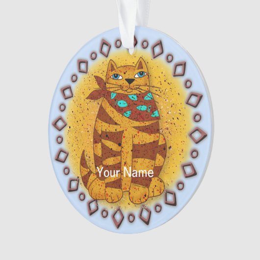 Zuidwest Kat Ornament (voorkant)