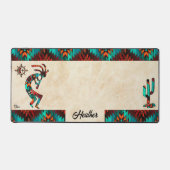 Zuidwest-Kokopelli en Cactus Bureaumat (Voorkant)