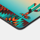 Zuidwest-Kokopelli en Cactus Bureaumat (Hoek)