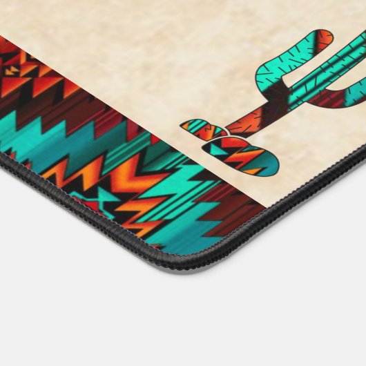 Zuidwest-Kokopelli en Cactus Bureaumat (Hoek)