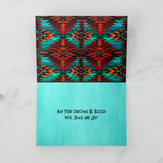 Zuidwest Kokopelli Feestdagen Kaart (Binnen)