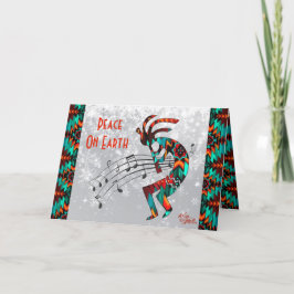 Zuidwest Kokopelli Kerstkaart Feestdagen Kaart