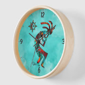 Zuidwest Kokopelli Ronde Wandklok (Hoek)