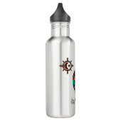 Zuidwest Kokopelli Stainless Steel Water Bottle Waterfles (Links)