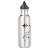 Zuidwest Kokopelli Stainless Steel Water Bottle Waterfles (Links)
