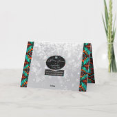 Zuidwest Kokopelli Vakantiekaart Feestdagen Kaart (Achterkant)