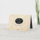 Zuidwest Kokopelli Vakantiekaart Feestdagen Kaart (Achterkant)