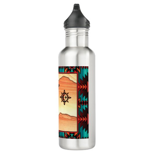 Zuidwest Kokopelli Water Bottle Waterfles (Rechts)