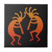 Zuidwest-Kokpelli Tegeltje (Voorkant)