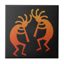 Zuidwest-Kokpelli Tegeltje