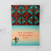 Zuidwest kruis verjaardagskaart kaart (Binnen)