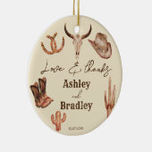 Zuidwest-land kent cadeautjes voor bruiloft keramisch ornament (Rechts)