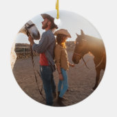 Zuidwest-land kent cadeautjes voor bruiloft keramisch ornament (Achterkant)