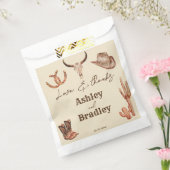 Zuidwest-land ranch western cowgirl bruiloft bedankzakje (Gezegeld)