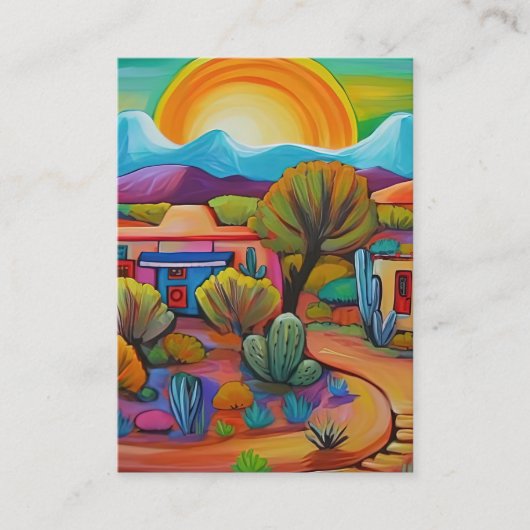 Zuidwest Landschap Achtergrond Visitekaartje (Voorkant)