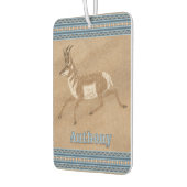 Zuidwest lopende Pronghorn Antelope gepersonalisee Luchtverfrisser (Links)