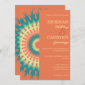 Zuidwest Mandala bruiloft uitnodiging (Voorkant / Achterkant)