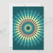 Zuidwest Mandala bruiloft uitnodiging (Achterkant)