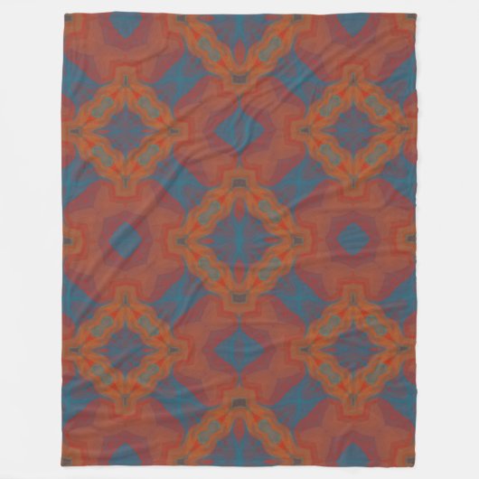 Zuidwest-Mandala Fleece Deken (Voorkant)