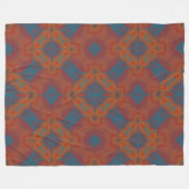 Zuidwest-Mandala Fleece Deken (Voorkant (Horizontaal))