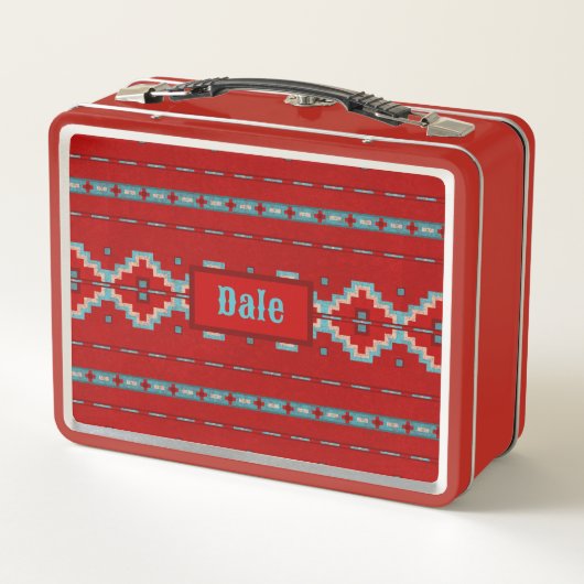 Zuidwest Mesas Rood & Turquoise (Achterkant)