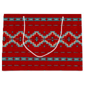 Zuidwest Mesas Rood & Turquoise Groot Cadeauzakje (Voorkant)