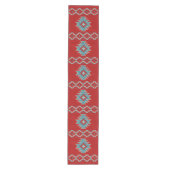 Zuidwest Mesas Rood & Turquoise Medium Tafelloper (Voorkant)