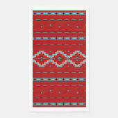 Zuidwest Mesas Rood & Turquoise Servet (Voorkant)