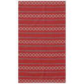 Zuidwest Mesas Rood & Turquoise tafelkleden (Voorkant)