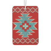 Zuidwest Mesa's Turquoise en Rood Design Luchtverfrisser (Achterkant)