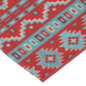 Zuidwest Mesas Turquoise & Red Small Tafelkleed (Gekanteld)