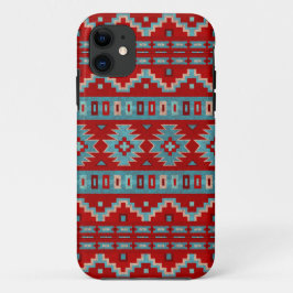 Zuidwest Mesas Turquoise & Rode Telefoon Case