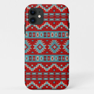 Zuidwest Mesas Turquoise & Rode Telefoon Case