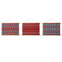 Zuidwest Mesas Turquoise & Rood Geometrisch Patroo