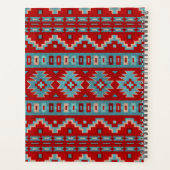 Zuidwest Mesas Turquoise & Rood Gepersonaliseerd Planner (Achterkant)