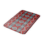 Zuidwest Mesas Turquoise & Rood Medium Badmat (Gekanteld)
