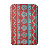Zuidwest Mesas Turquoise & Rood Medium Badmat (Voorkant Verticaal)