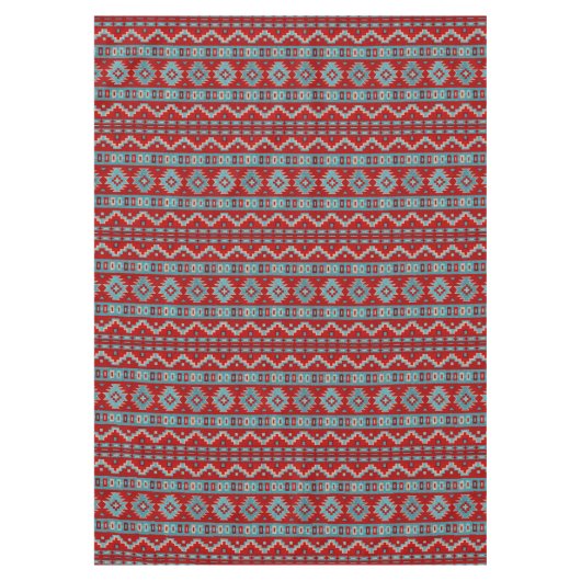 Zuidwest Mesas Turquoise & Rood Medium Tafelkleed (Voorkant)
