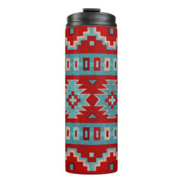 Zuidwest Mesas Turquoise & Rood Thermosbeker