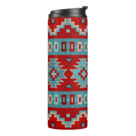 Zuidwest Mesas Turquoise & Rood Thermosbeker