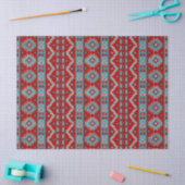 Zuidwest Mesas Turquoise & Rood Tissuepapier (Craft)