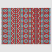 Zuidwest Mesas Turquoise & Rood Tissuepapier (Voorkant)