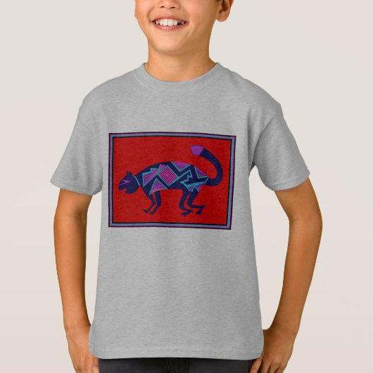 Zuidwest Mimbres Kat T-shirt (Voorkant)