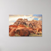 Zuidwest Mountain Scene Canvas Afdruk (Voorkant)