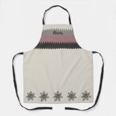 Zuidwest Naam toevoegen Natural Earth Tones Schort (Voorkant)