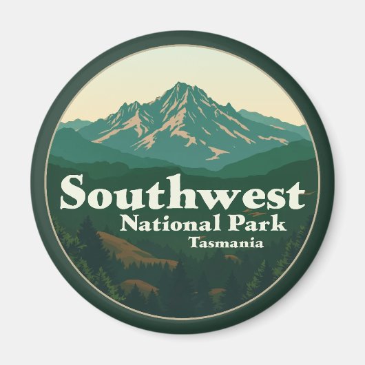 Zuidwest Nationaal Park Tasmanië Magneet (Voorkant)