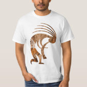 Zuidwest Native American Kokopelli T-shirt (Voorkant)