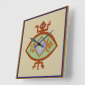 Zuidwest Native American Mimbres Schildpad Klok (Hoek)